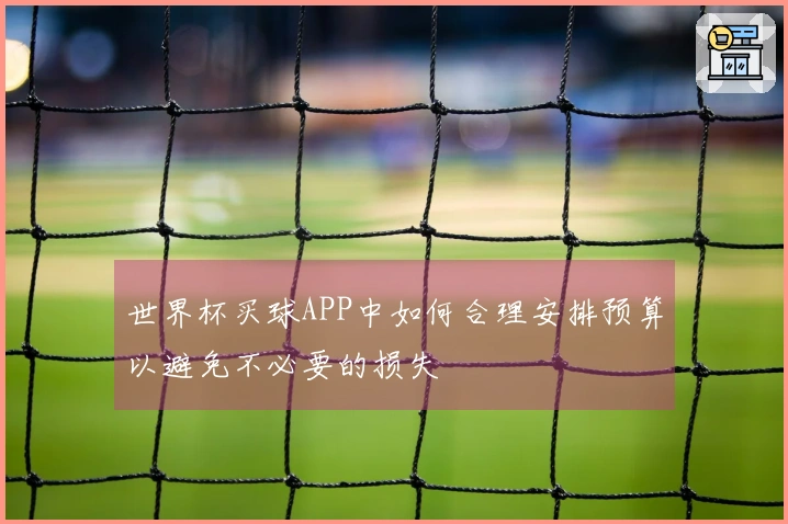 世界杯买球APP中如何合理安排预算以避免不必要的损失