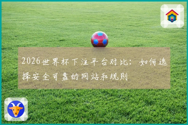 2026世界杯下注平台对比：如何选择安全可靠的网站和规则
