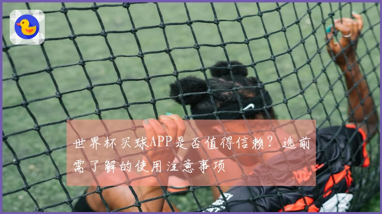 世界杯买球APP是否值得信赖？选前需了解的使用注意事项