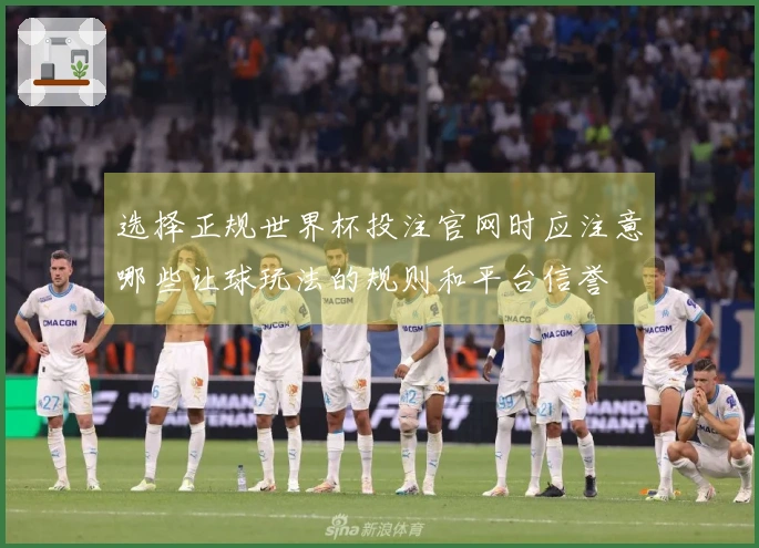 选择正规世界杯投注官网时应注意哪些让球玩法的规则和平台信誉